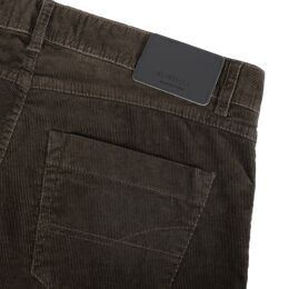 Sunwill Herren Hose Cord Fitted Fit Green 32/30