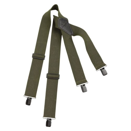 Swedteam Herren Clip-Hosenträger Hunting Green