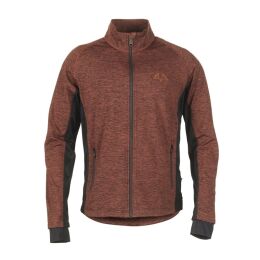 Swedteam Herren Stretch-Fleecejacke Lynx Dark Orange