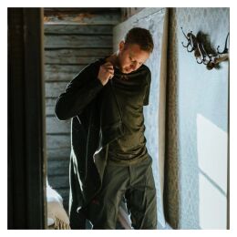 Swedteam Herren T-Shirt Alpha SS RE-ECO Printed Green M