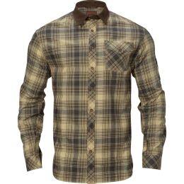 H&auml;rkila Herren Hemd Driven Hunt Light teak check XXL