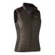 Deerhunter Damen Weste Caroline Wattiert mit Strick Brown Leaf