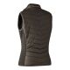 Deerhunter Damen Weste Lady Caroline Wattiert mit Strick Brown Leaf 40