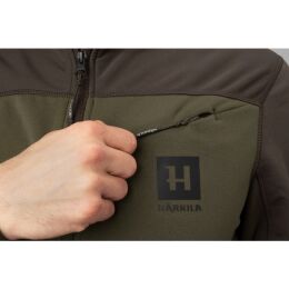 H&auml;rkila Herren Fleecejacke Olaf Willow green/Shadow grey M