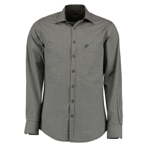 OS Trachten Herren Hemd Finn Slim Fit Oliv 37/38