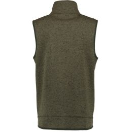 OS Trachten Herren Weste Strick Fleece Furkan Oliv 6XL