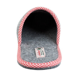 Adelheid Damen Filzpantoffel Beste Mama mausgrau 42/43