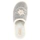 Adelheid Damen Filzpantoffel Glücksbringer mausgrau 38/39