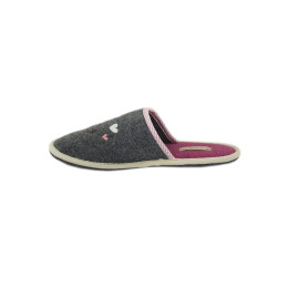 Adelheid Damen Filzpantoffel Gl&uuml;cksgef&uuml;hle mausgrau 38/39