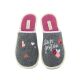 Adelheid Damen Filzpantoffel Glücksgefühle mausgrau 38/39
