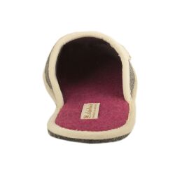Adelheid Damen Filzpantoffel Weltenbummlerin mausgrau 42/43