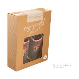 Adelheid Damen Filzpantoffel Weltenbummlerin mausgrau 42/43