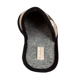 Adelheid Herren Filzpantoffel Schwein gehabt haselnuss haselnuss 40/41