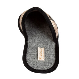 Adelheid Herren Filzpantoffel Schwein gehabt haselnuss haselnuss 42/43