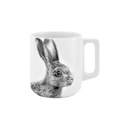 Mittelpunkt. Tasse mit Henkel mit Hasenmotiv 370ml