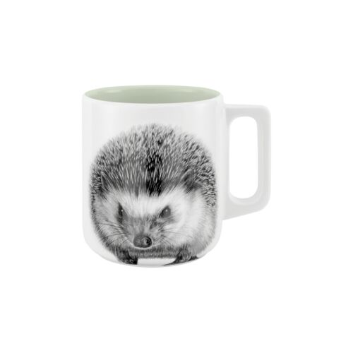 mittelpunkt. Tasse mit Henkel mit Igelmotiv Nebelwiesen 370ml