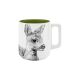 mittelpunkt. Tasse mit Henkel mit Kitzmotiv Unterm Baum 370ml