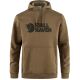 Fjällräven Herren Hoodie Logo Wood Brown M