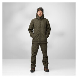 Fj&auml;llr&auml;ven Herren Jacke Drev Hybrid Dark Olive L