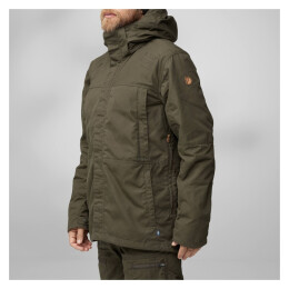 Fj&auml;llr&auml;ven Herren Jacke Drev Hybrid Dark Olive L
