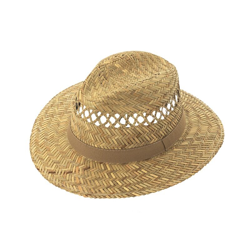 Lodenhut Herren Strohhut Natur 60