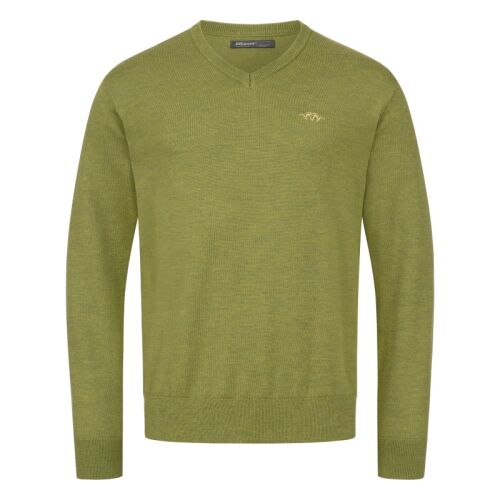 Blaser Herren Pullover Merino V-Neck Vivid grün XXL