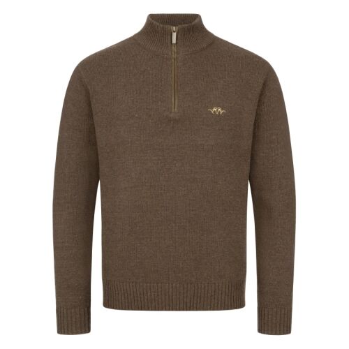 Blaser Herren Pullover Woll HZ Dunkelbraun XXL