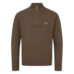 Blaser Herren Pullover Woll HZ Dunkelbraun XXL