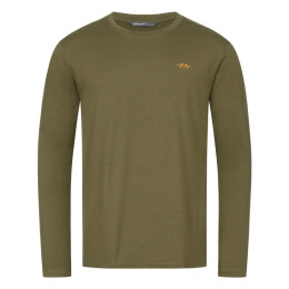 Blaser Herren Langarmshirt Merino Base 160 Dunkeloliv XL
