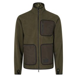 Seeland Herren Fleece Jacke Rogue Reversible Light Pine/Invis Green L