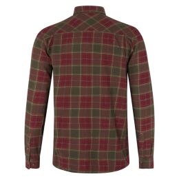 Seeland Herren Hemd Glen Flannel Red forest check L