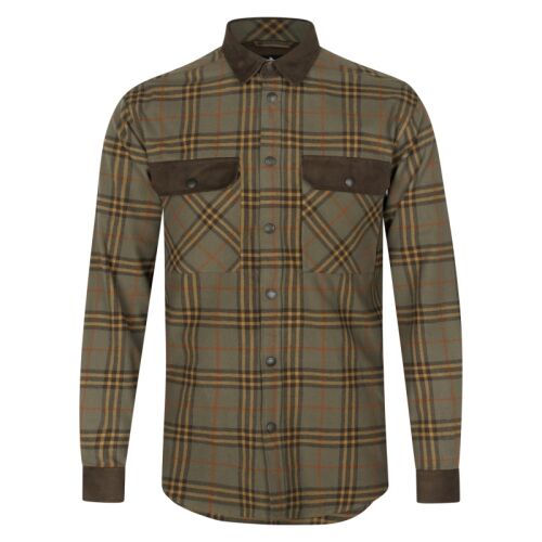 Seeland Herren Hemd Banff Grape Leaf/Terracotta Check L