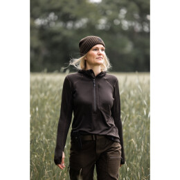 Northern Hunting Damen Wollpullover Hilda Dark green 34