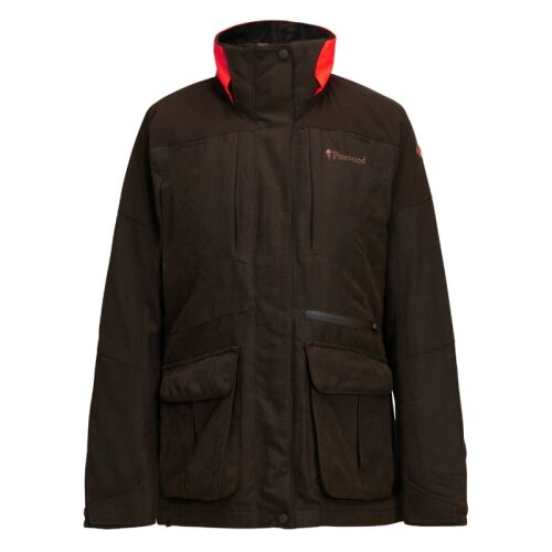 Pinewood Damen Jacke Småland Hunters Suede Brown XL