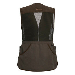 Pinewood Damen Schie&szlig;weste Suede Brown M
