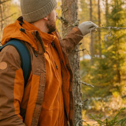 Pinewood Herren Fleece Jacke Finnveden Fudge M