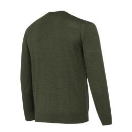 Beretta Herren Pullover Merino V-Neck Green Moss 3XL