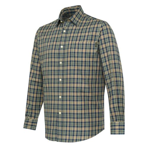 Beretta Herren Hemd Bryggen Blue & Sand Check XXL