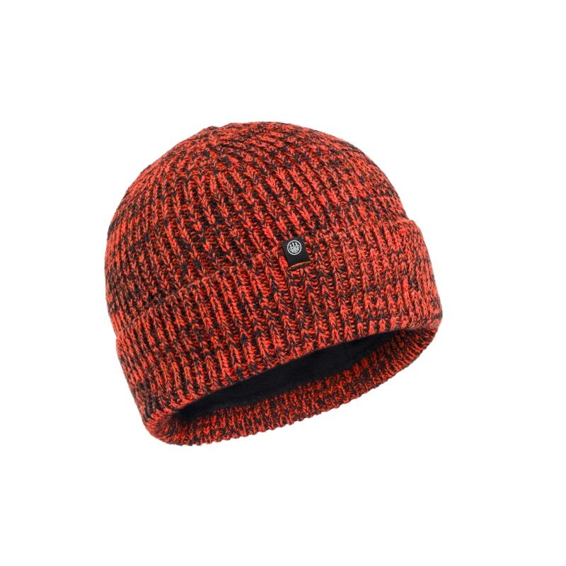 Beretta Unisex Mütze Marten Beanie Black & Orange