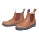 Blue Heeler Damen Chelsea Boots Brisbane mit Lammfell Cognac 37
