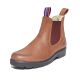Blue Heeler Damen Chelsea Boots Brisbane mit Lammfell Cognac 37