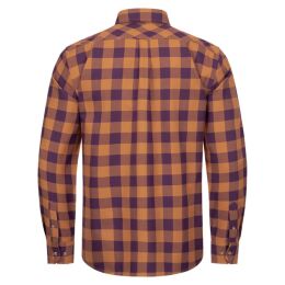Blaser Herren Hemd Joshua Ocker/Lila kariert XL
