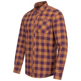 Blaser Herren Hemd Joshua Ocker/Lila kariert XL