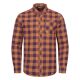 Blaser Herren Hemd Joshua Ocker/Lila kariert XL