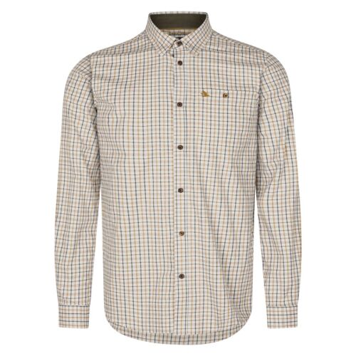 Seeland Herren Hemd Oxford Classic Blue/Classic Brown check XL