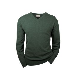 Hubertus Herren Pullover Lammwolle Dunkeloliv 46