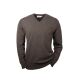 Hubertus Herren Pullover Lammwolle Braun 52