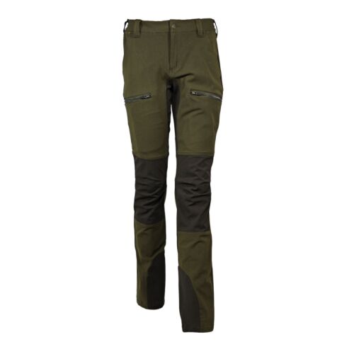 Hubertus Damen Jagd Hose Stretch EMMA Oliv/Braun 48