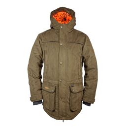 Hubertus Herren Wendejacke Janus Oliv/Orange 68
