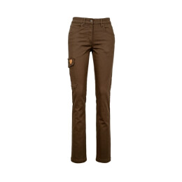 Hubertus Damen Jagdhose Comfort Stretch Jeans &quot;Henriette&quot; Dunkeloliv 50